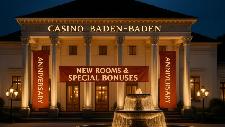 Casino Baden-Baden отмечает юбилей: новые залы и спецбонусы